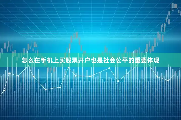 怎么在手机上买股票开户也是社会公平的重要体现