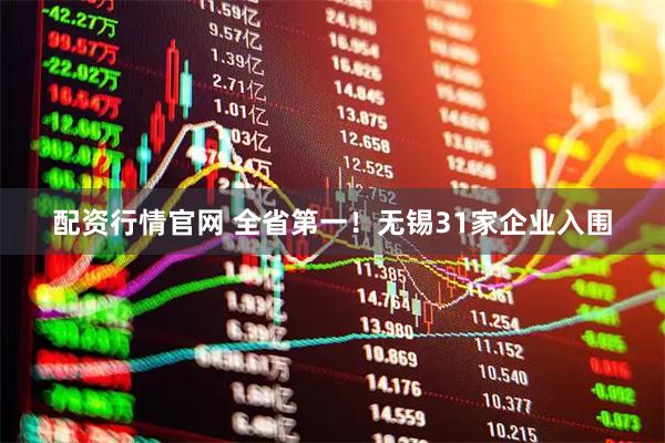 配资行情官网 全省第一！无锡31家企业入围