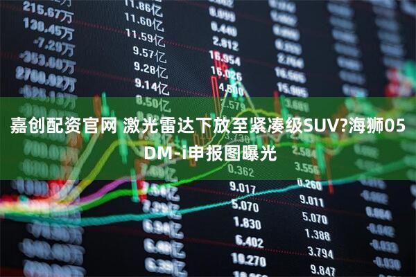 嘉创配资官网 激光雷达下放至紧凑级SUV?海狮05 DM-i申报图曝光